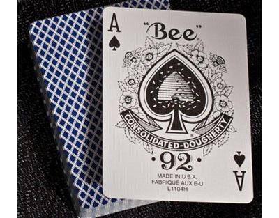 Bee Club Poker blue
