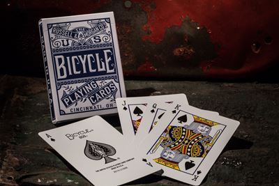 Bicycle Poker, Chainless -blue